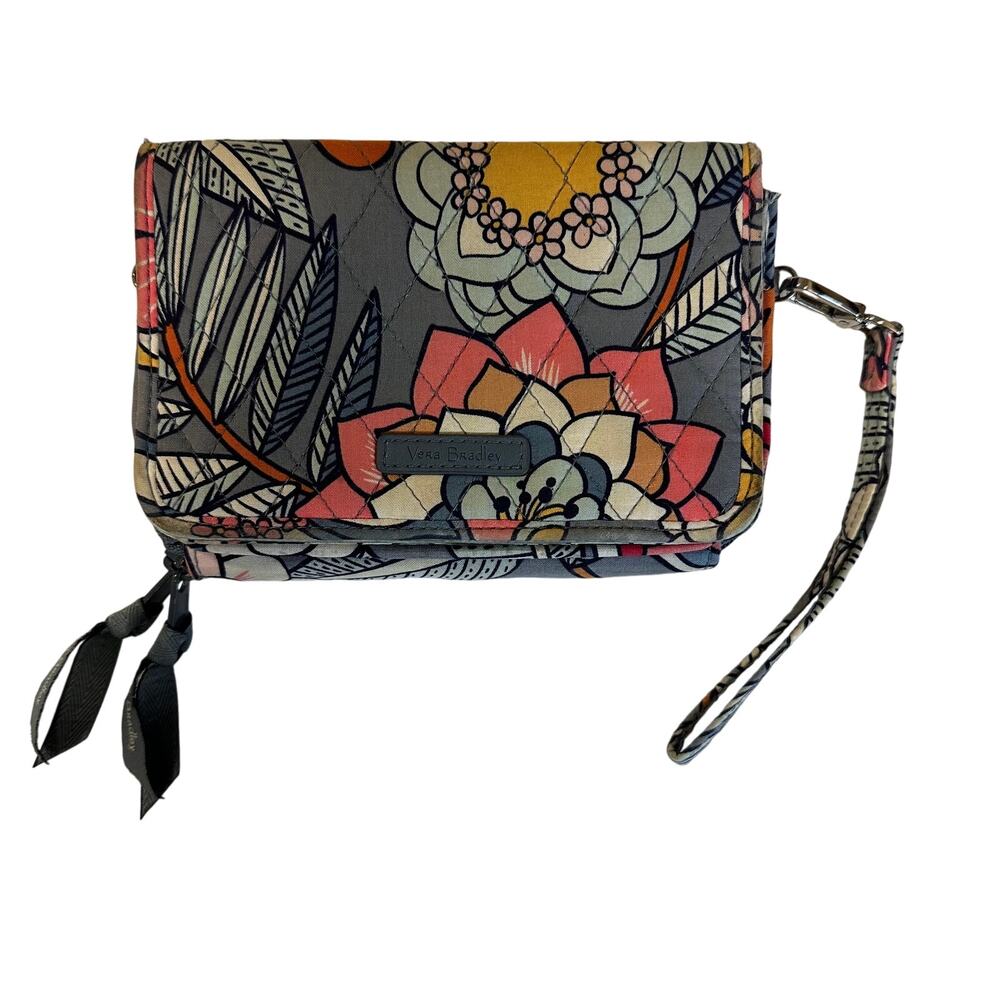 Vera Bradley‎ Floral Phone Wallet Wristlet - Picture 1 of 10